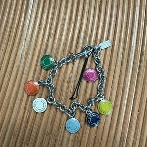 Vintage Coach Multicolor Bag Charm